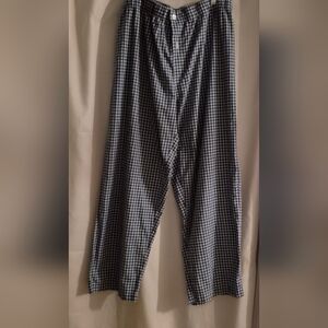 Fruit of the Loom Men's Black and White Pajama bottom